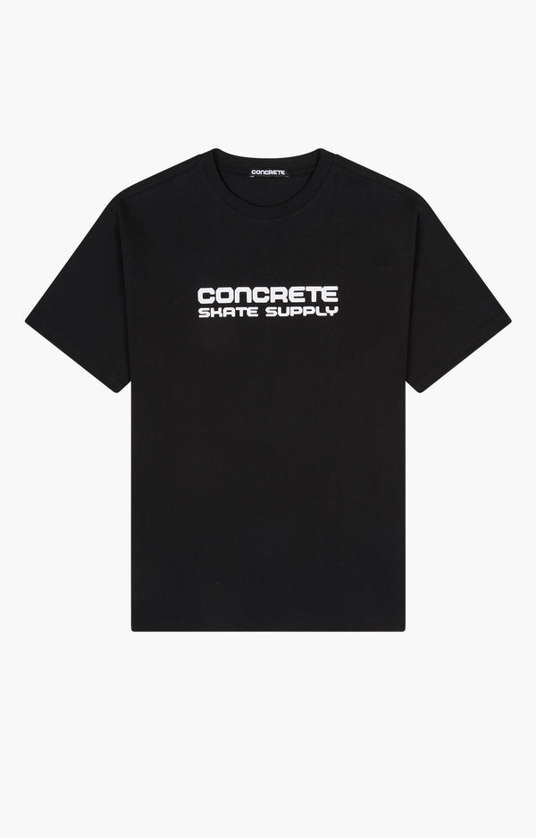 Concrete Skate Supply T-Shirt, Black