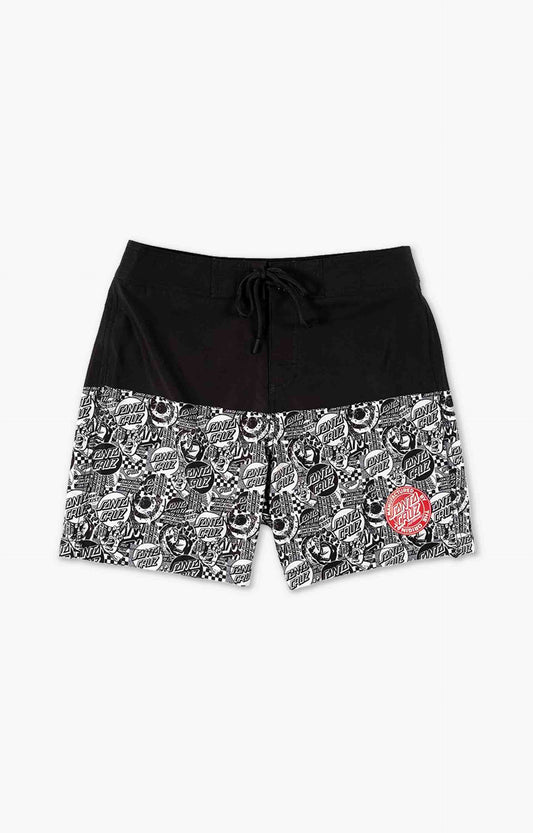 Santa Cruz Lewis Youth Board Shorts, Black