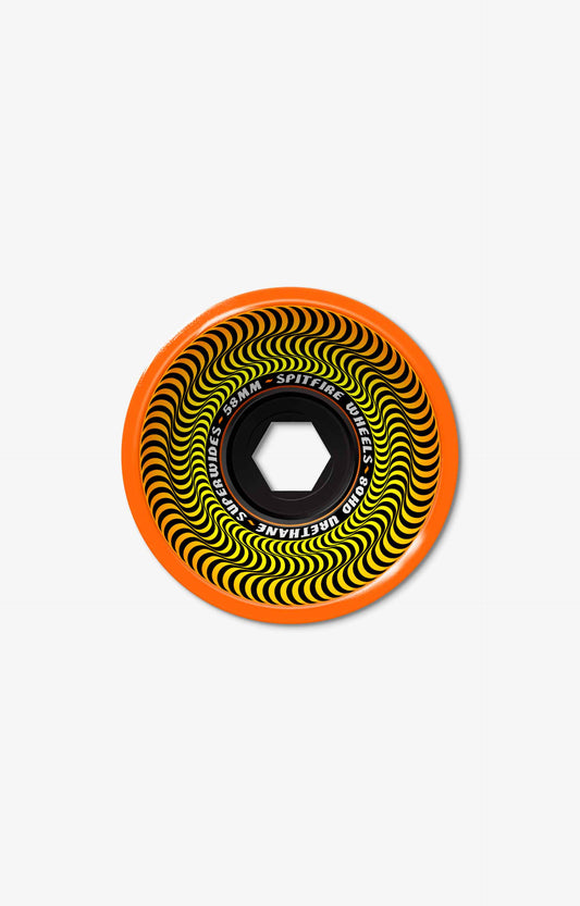 Spitfire 80HD Super Wide Skateboard Wheels, Orange