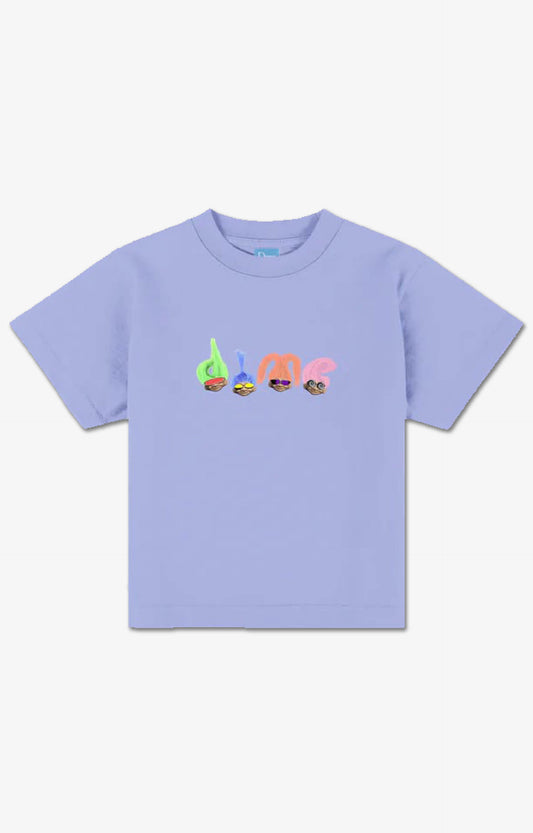 Dime Kids Salon Youth T-Shirt, Light Indigo