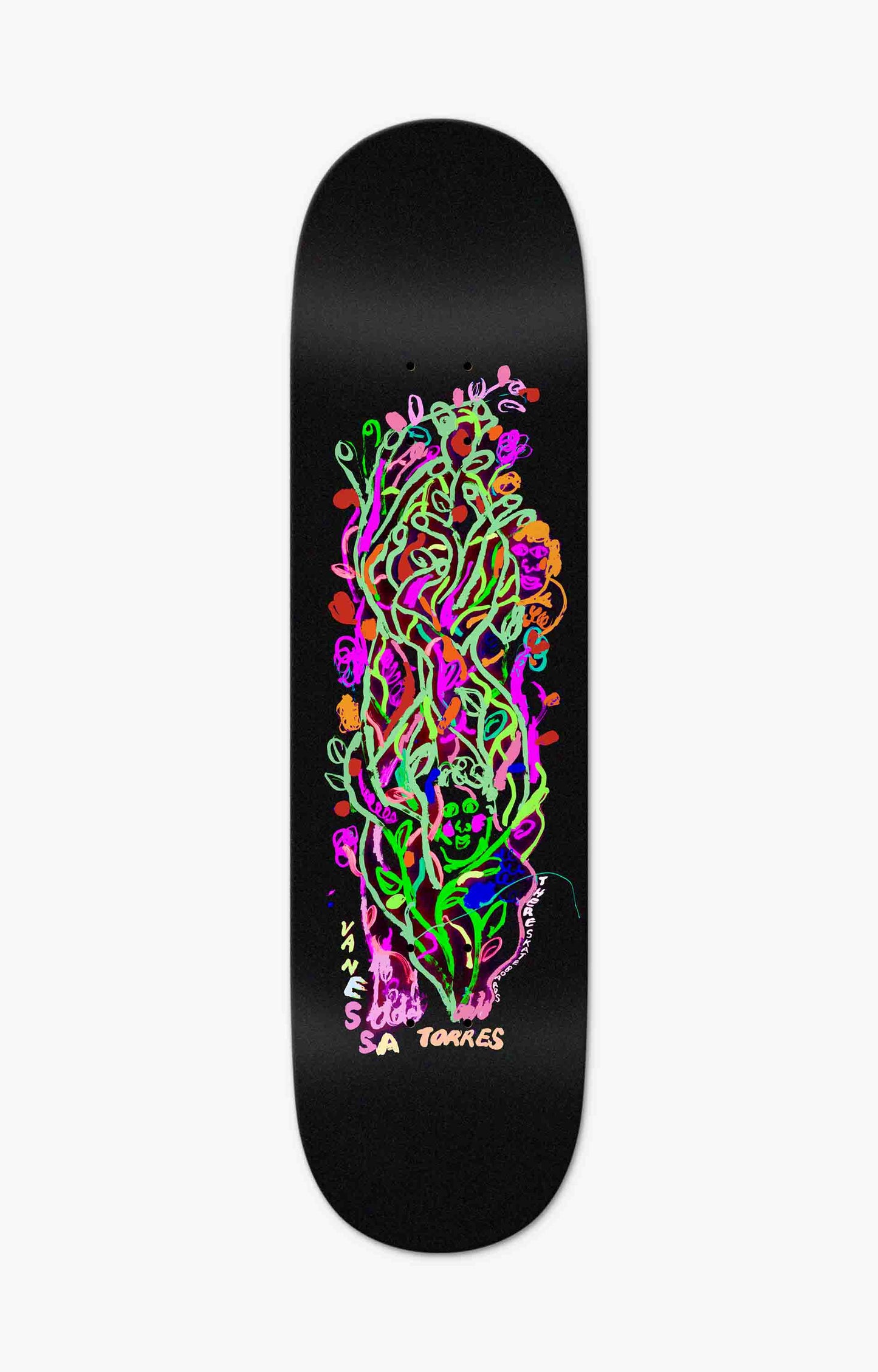 There x Skateshop Day Vanessa Torres Into The Wild Skateboard Deck, 8.25"