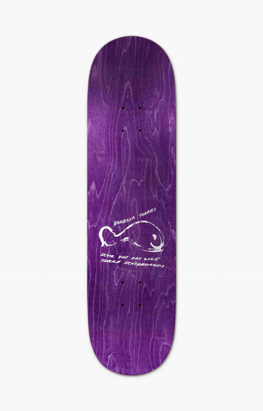 There x Skateshop Day Vanessa Torres Into The Wild Skateboard Deck, 8.25"