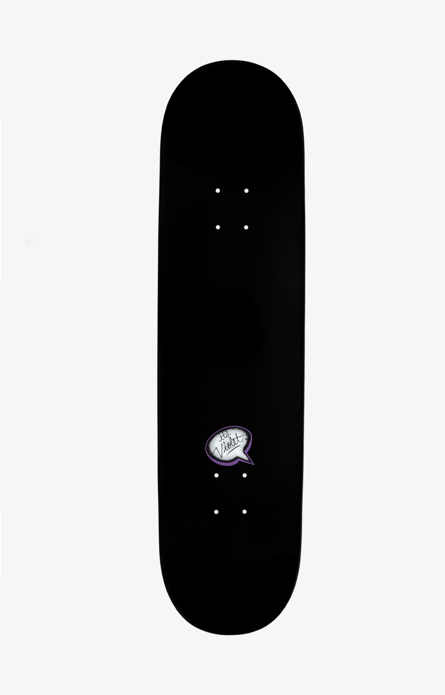 Violet We're In This Together Skateboard Deck, 8.38"