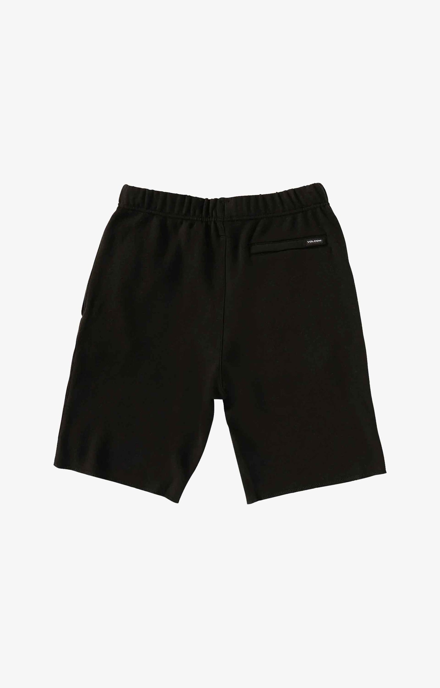 Volcom Iconic Stone Youth Fleece Shorts, Black