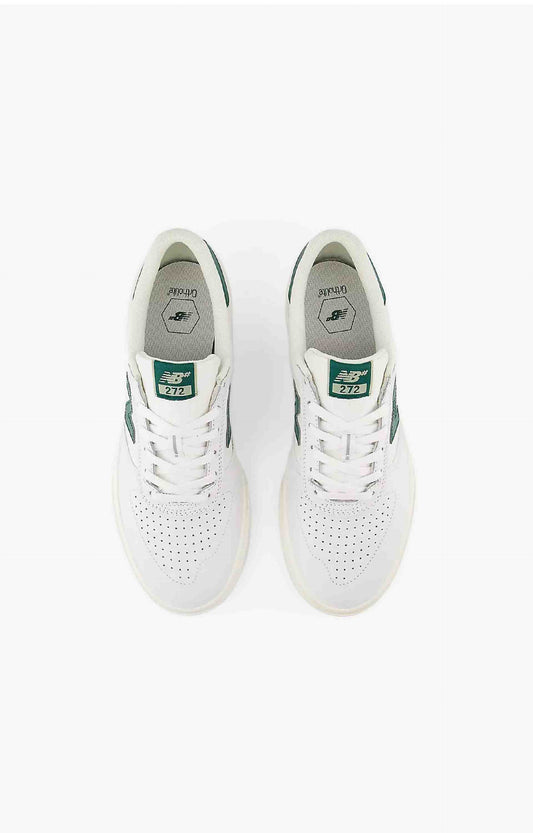 New Balance Numeric NM272NAB Shoe, White/Green