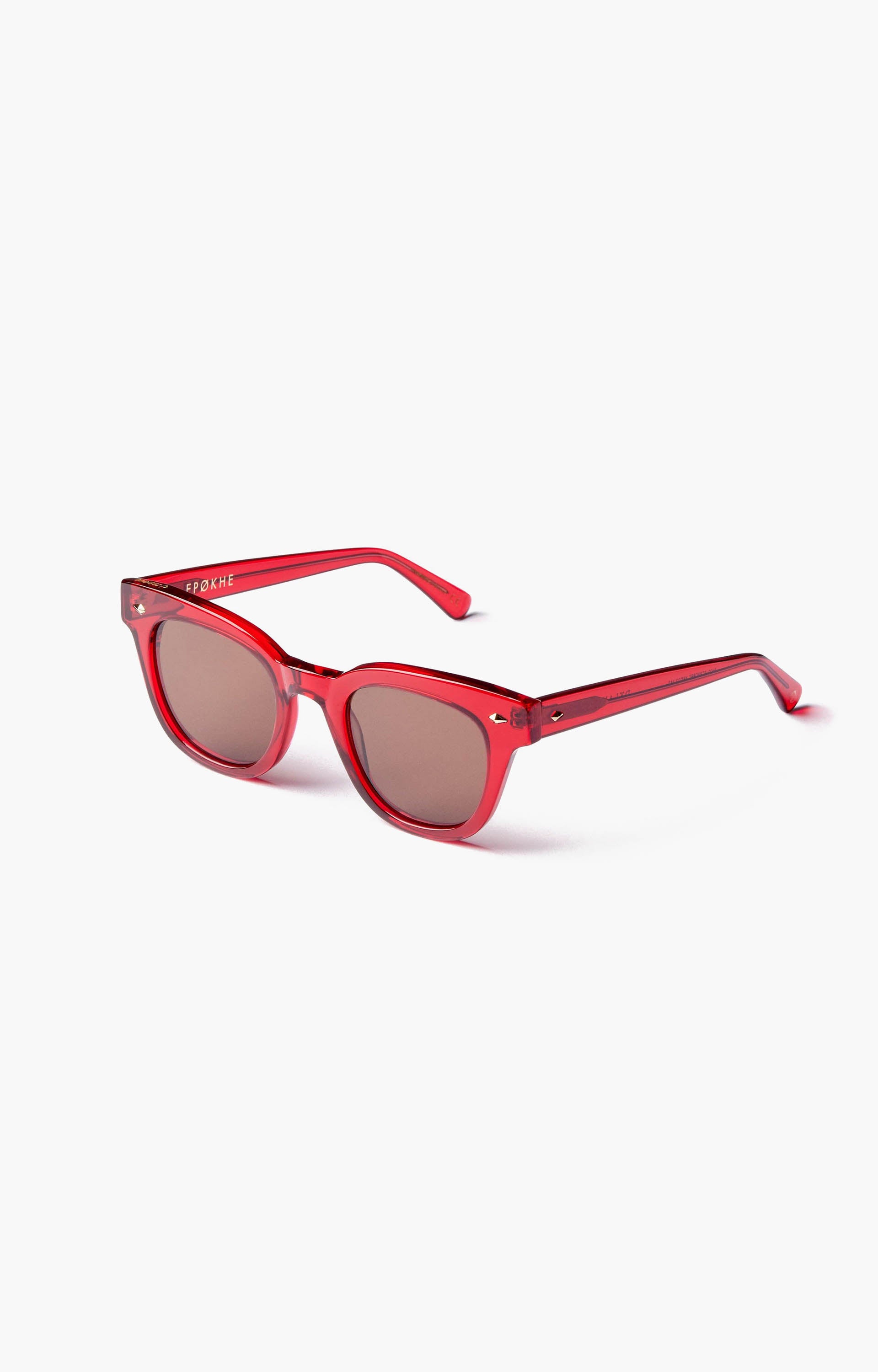 Epokhe Dylan Sunglasses, Scarlett Crystal Polished/Bronze