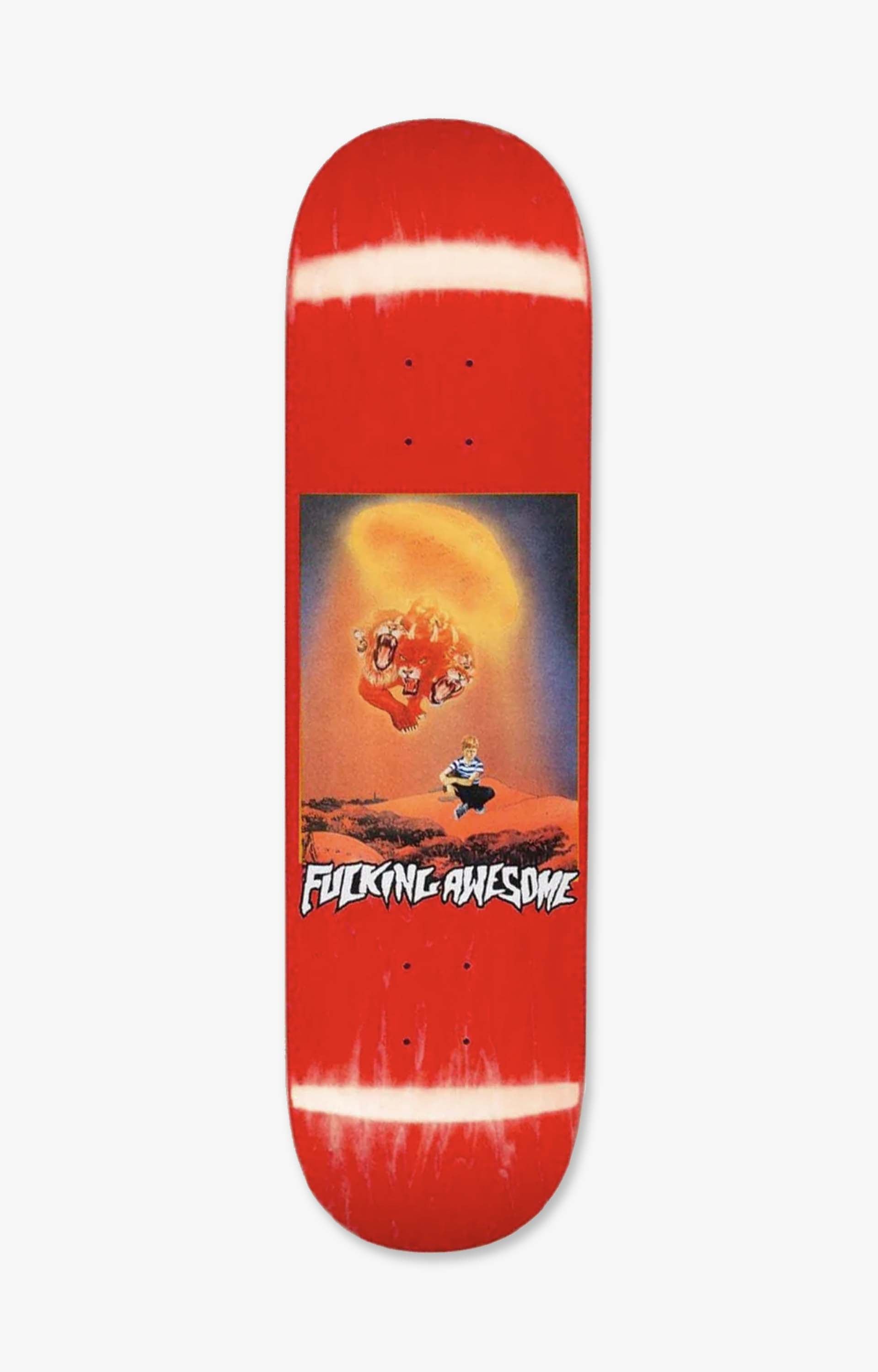 Fucking Awesome Aidan Arrival Skateboard Deck Red 2161