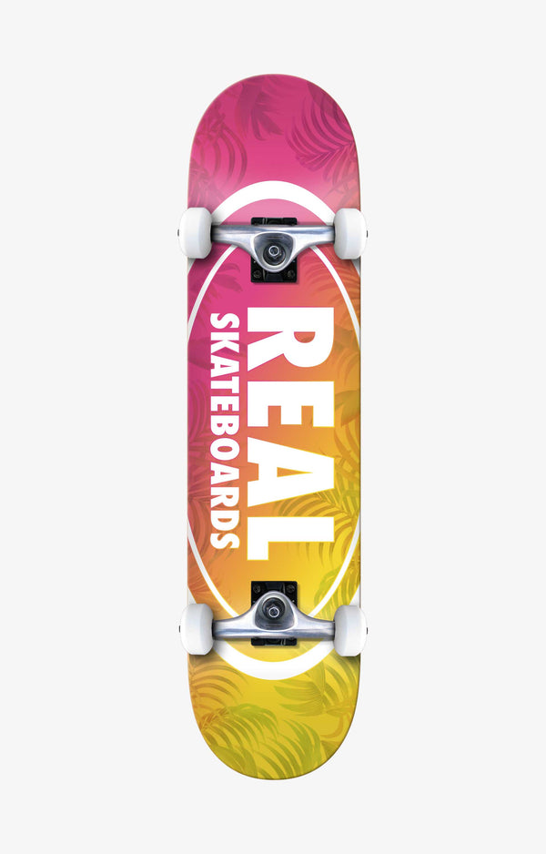 Real Island Ovals Complete Skateboard, 7.5"